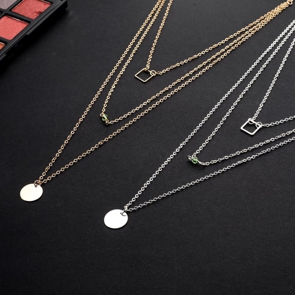 !!!!5 for $25 Three Layer Medallion Necklace - Picture 4 of 8